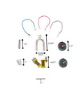 Hands On Electromagnetism Kit For Classroom And Home Learning Explore Magnetic Fields And Faradays Law With U Magnet Coils Compasses