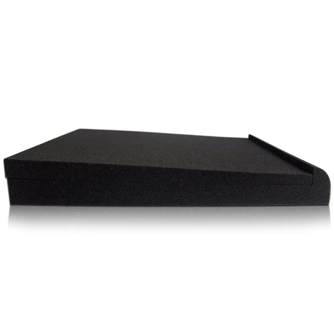 Monitor Isolation Pads For Six To Eight Inch Speakers Big Desk Friendly Acoustic Foam Cushions Angled Two Piece Stand