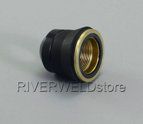 Pro Grade S45 Plasma Torch Head Kit With PD0116-08 Tips And PR0110 Electrodes, metal and plastic replacement nozzle cap
