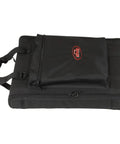 1U Soft Rack Case On The Go For Wireless Gear With Steel Rails And Heavy Duty Zippers, outer pocket, 600D nylon exterior, wood core