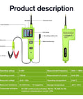 Diagram of P100 Pro Power Circuit Probe Kit 9V 30V Automotive Circuit Tester 12V 24V AC DC Digital Voltage Tester Multimeter
