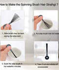 Instructions to straighten side brush included in Robot Vacuum Cleaner Maintenance Kit For IQ RV1001AE AV911S EZ RV1000 RV1001.