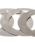 Notched Shim Kit For 1008 1010 Carbon Steel With Matte Finish And Hard Temper, various thicknesses, arranged in a row, Pack Of 19.