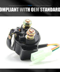 Heavy Duty Motorcycle Starter Relay 12 Volt Four Stroke Dirt Bike Kart Scooter Replacement Built Rock Solid For Scorching Trails with wiring.