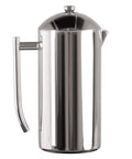 Double Walled Stainless Steel French Press Coffee Maker 44 Oz Extra Large Polished For Commercial Use Camping And Tea Press