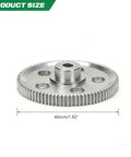Gen7 Upgrades 45 Hardened Steel Beefy Spur Gear 87T For RC Hobby Cars Everest 10 Pro Sport Upgrades Silver Finish