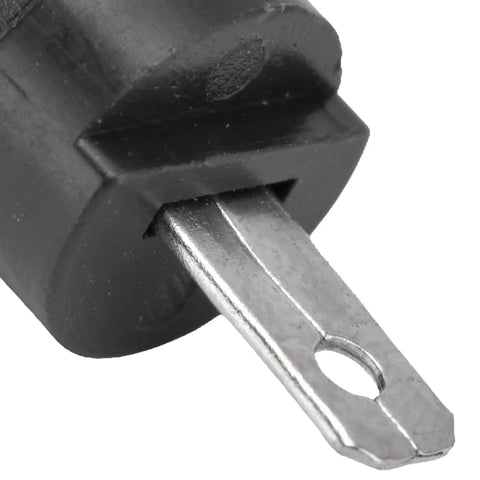 Close-up of 20 Piece Banana Socket Binding Post Adapters Welding Type Grounding 4mm Brass Plated Terminals With ABS Insulated Shell