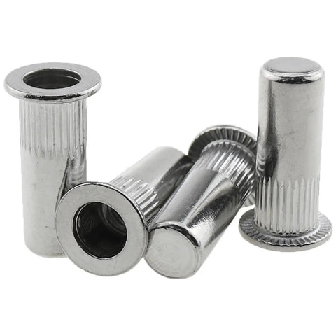 Top Shelf M5 Sealed Rivet Nuts Crafted From 304 Stainless Steel Offer Rock Solid Threaded Inserts For Furniture And Machinery With A Snug Fit That Never Slips Or Strips During Use