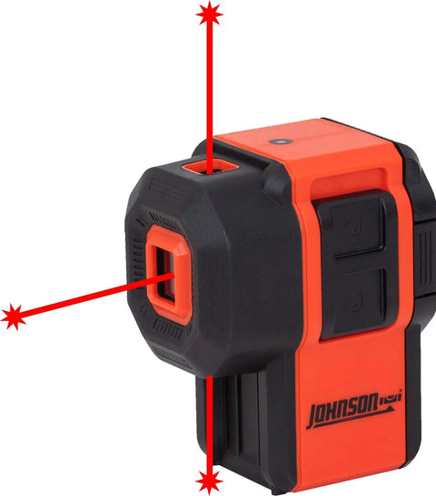 Self Leveling 3 Dot Laser Level With Plumb Up Down Dots And Level Dot 4.5 Inch Red Beam for precision, orange rugged housing