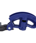 Holigie Hand Conduit Bender 3/4-Inch C45 Steel Pipe Bending Tool showing blue metal design for accurate bending.