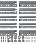 Magnetic Push Door Catches Set 10 Pack With Adjustable Head for cabinets and drawers, durable ABS construction, screws included