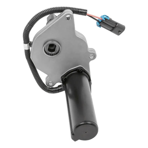 Heavy Duty NP263 Transfer Case Shift Motor Actuator with two pin connector, designed for easy installation on pre-2006 models.