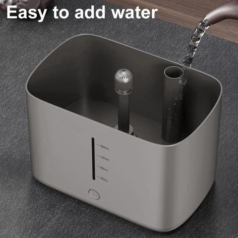 Slick Desktop Electric Glass Rinser With Hella Strong Jets For Spotless Tea Cups And Glasses No Plumbing Required showing water filling.