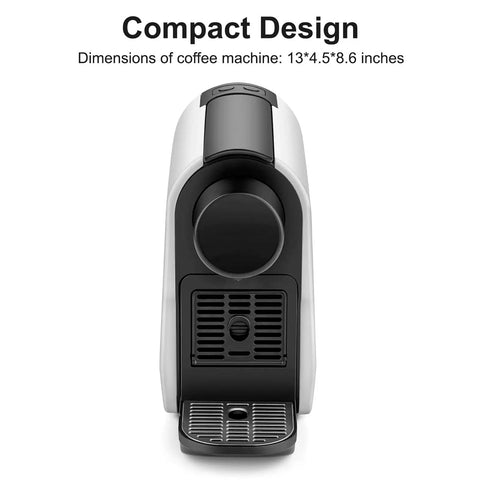 Compact Mini Espresso Machine Compatible With Original Line Pods, 20 Bar High Pressure Pump front view