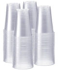16 Oz Clear Plastic Cups 240 Count Disposable For Parties And Events Party Ready BPA Free Durable Polypropylene Cold Drinking Cups