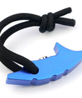 Close-up of blue aluminum Jammer Lock Tool For ATVs And Motorcycles, Works With Most Transmissions And CVT Systems