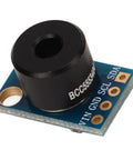 Infrared Temperature Sensor Module For DIY Projects Wide Ambient Range From Minus 40 To 120 Celsius Object Range From Minus 70 To 382.2 Celsius 10 Bit PWM Output SMBus Digital Interface MLX90614ESF GY906 Compatible Non Contact Temperature Detector, black and blue circuit board