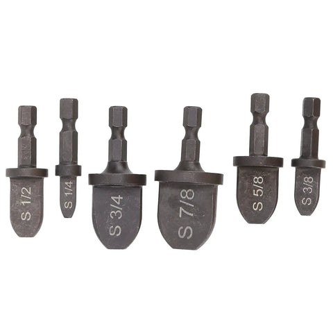 Heavy Duty Copper Flaring Tool Kit For Swagging Air Conditioner Lineset Expansion Ex Handle Pipe Expander For Soft Metal Tubes With High Strength Bearing Steel Construction For Durable And Long Lasting Use showing steel expanding cones and various sizes.