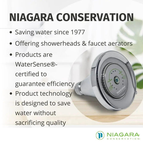 Earth Luxe High Efficiency Showerhead With 1.25 GPM Flow Chrome Finish Three Spray Settings For A Custom Spa Like Shower