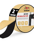 Self Adhesive Pipe Insulation Tape For Outdoor Water Lines 2 Inch By 16.5 Ft Foam Wrap For HVAC And AC Lines Black Weatherproof Easy Install DIY Friendly Conforms To Curves Seals Out Drafts Keeps Piping Warm And Efficient