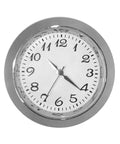 Clock Insert Kit 1-7/16 Inch Dial Fits 1-3/8 Inch Hole with white dial, black numerals, and transparent cover for DIY clocks