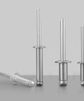 Heavy Duty Aluminum Blind Rivets 3/16 x 3/8 Inch 4.8 x 10mm Self Plugging Open End Pop Rivets for Metal, Indoor and Outdoor Use