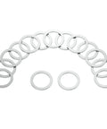 18mm Aluminum Oil Drain Plug Gasket Crush Washer Pack Of 15 For Leak Proof Seal Fits Ford Mazda Porsche Volvo Replacement Crush Washers