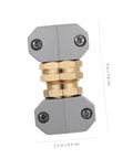 Adorable Garden Hose Repair Kit With Aluminum Alloy Fittings Ensures No Leaks So You Can Blast Your Yard Clean Without Hassle And Ditch The Old Broken Connectors For Smooth Simple Connections Today. 3 in brass hose connector, 1.7 in wide