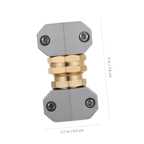 Adorable Garden Hose Repair Kit With Aluminum Alloy Fittings Ensures No Leaks So You Can Blast Your Yard Clean Without Hassle And Ditch The Old Broken Connectors For Smooth Simple Connections Today. 3 in brass hose connector, 1.7 in wide