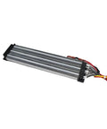 Heavy Duty Industrial PTC Ceramic Air Heater 330 X 76mm 220V 2500W AC DC with aluminum fins for rapid airflow.
