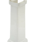 Promenade Pedestal Foot Cotton White 1 Inch With Mounting Assembly And Brackets For Bathrooms Replacement Base Support Pedestal Only Top Not Included Fits Promenade Series