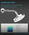 Heavy Duty Stainless Steel Shower Arm Extension Chrome 6 Inch Pipe Extender For Shower Head Universal Fit Easy Install