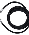 Airbrush Hose 6.2ft Rubber Air Line with G1/8 Female Connectors Flexible Air Tubing for Airbrush Compressor Spray Painting coiled view