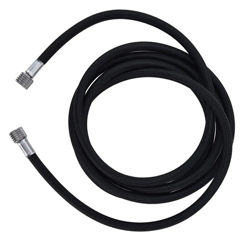 Airbrush Hose 6.2ft Rubber Air Line with G1/8 Female Connectors Flexible Air Tubing for Airbrush Compressor Spray Painting coiled view