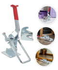 Super Heavy Duty Galvanized Iron Toggle Latch Clamps Hold 2183 Lbs With Quick Release Adjustments for tool boxes and drawers.