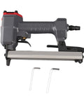 Lightweight 18 Gauge Pneumatic Brad Nailer Featuring A Durable Aluminum Frame And Reliable Trigger Action with two Allen wrenches.