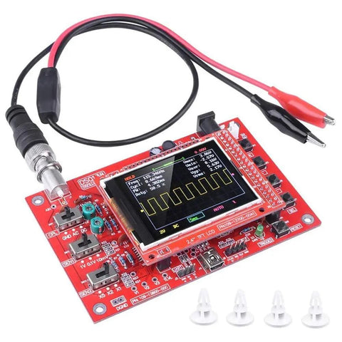 DIY Digital Oscilloscope Module Kit With 2.4 Inch TFT Display For 0 To 200 KHz Range Hands On Education PCB Board
