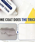Efficient Drywall Repair Kit With Scraper Quick Drying Wall Paste For Cracks And Holes DIY Home Fix That Fills Smooth And Paint Ready In Minutes A Handy Multi Function Wall Mending Solution For Fast Home Repairs applied on wall