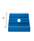 Nail Perfect Joints With This Straight Shooting Dovetail Saddle Square And 1 8 Angle Marking Tool For Hardwoods, blue aluminum tool, 7.1 degrees angle.