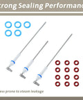 Top Shelf Steam Probe Set Replacement For Breville Oracle Touch And Dual Boiler Espresso Machines 3 Piece Kit with 17 O Rings.