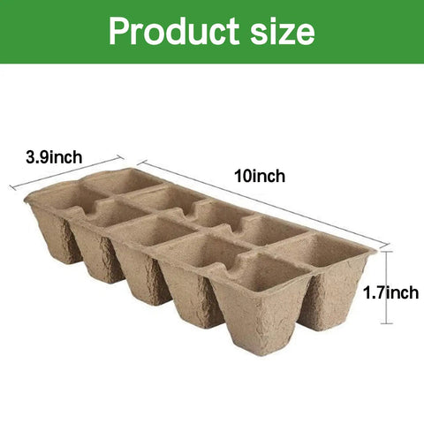 360 Cell Seedling Starter Trays With Biodegradable Peat Pots, 36 Pack Eco Friendly Garden Kit For Germination Of Herbs Vegetables Tomatoes Microgreens Lettuce Flowers And More Great For First Time Gardeners