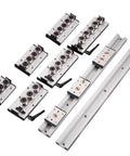 Dual Axis Built In Linear Guide Rail System With 60mm SGR20N Rail And SGB20 Block For Photography Track And Woodworking Machinery, 600mm aluminum alloy