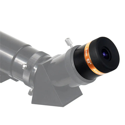 4mm Wide Angle Eyepiece For 1.25 Inch Telescopes With 62 Degree Field Of View, Aspheric HD Fully Coated Optics