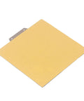 Universal 150x150mm Double Sided PEI Powder Sprayed Magnetic Spring Steel Flexible Build Plate angled view