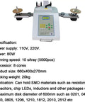 Rock Solid SMT SMD Parts Counting Machine With Auto Leakage Detection And LCD Display For Heavy Duty Electronics Assembly, top view.