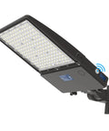 300W LED Parking Lot Light With 42,000 Lumens, Dusk To Dawn Photocell, IP65 Waterproof, 5000K Daylight, Adjustable Arm Mount
