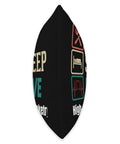 Side view of High Power Rocketry Throw Pillow For Space Enthusiasts Double Sided Print Polyester Decor Cushion