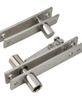 Top And Bottom Secret Door Hinge Set Stainless Steel Pivot Swing Door Hardware For Bedroom And Living Room, Hidden Door System