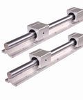 Two Pack SBR12 16 20 20mm Linear Guide Rail Kit Ready To Roll With 300 To 1500mm Lengths Fully Supported Rails And SBR20UU Bearing Blocks