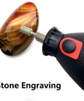 Pro Grade Beast Diamond Grinding Bit Set For Rotary Tools 8mm Head engraving a stone with rotary tool